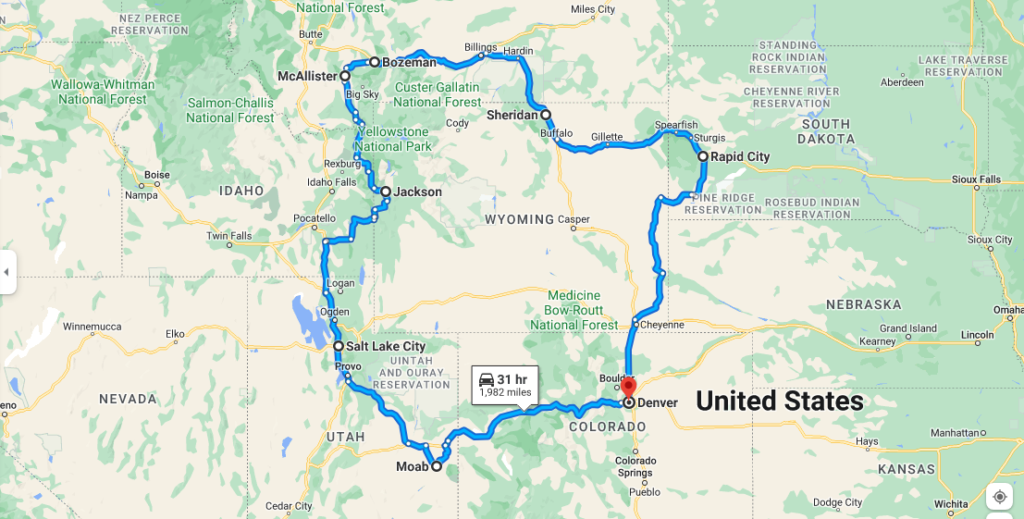 15 Day Out West Road Trip Itinerary (National Parks + Route Guide