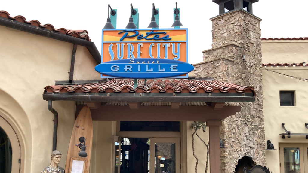 Pete's Surf City Sunset Grille at the hyatt regency huntington beach in huntington beach california